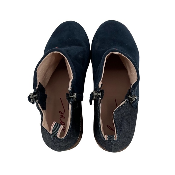 Love Glynn Blue Suede Ankle Boots Size 5 Girl’s - Picture 4 of 8
